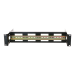 2U DIN rail voor 19 inch patchkasten