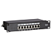 Patchpanel 10 inch Cat6 FTP - 8 poorts